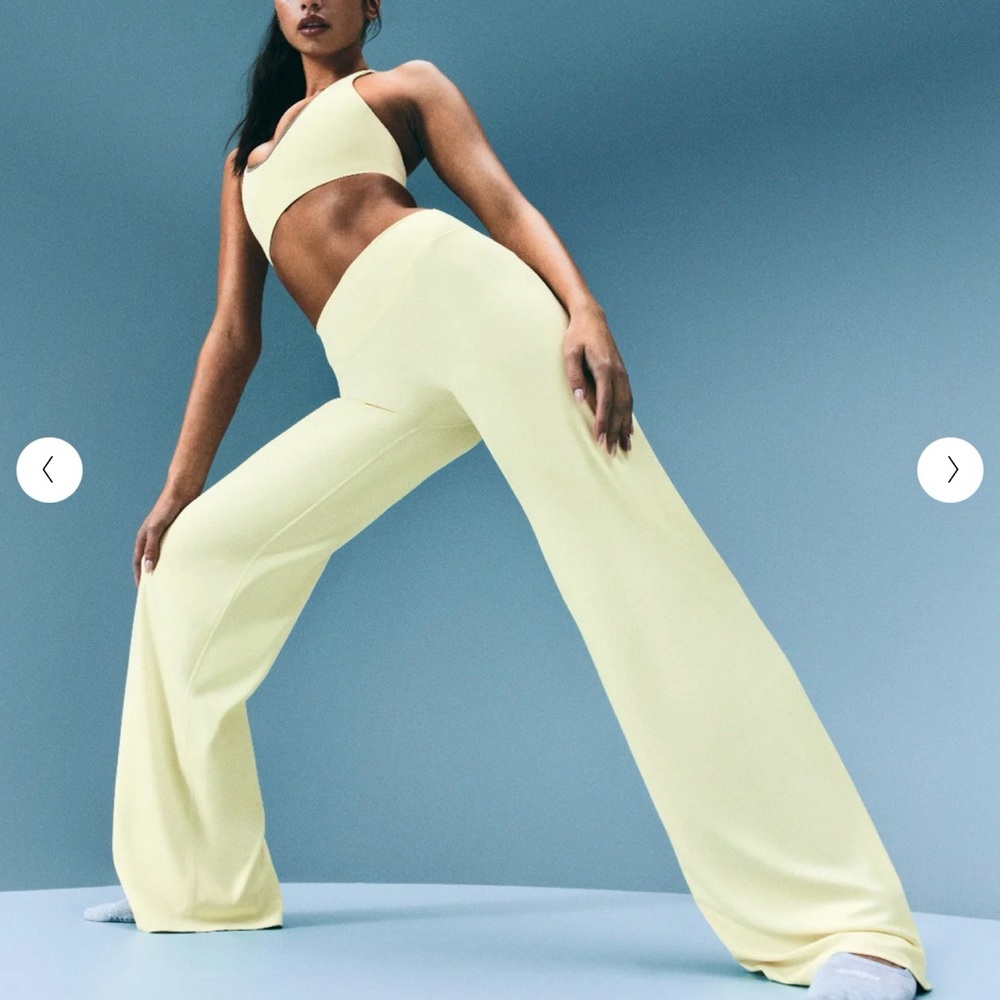 SoftMotion Pastel Yellow Straight Leg Pants
